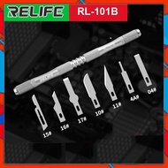 Multi-purpose knife set RL-101B with 2 ends and 7 blades
