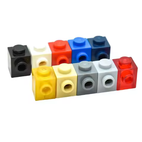 10PCS 87087 1x 1 with Stud on Side Building Blocks MOC Compatible with Brick Children Toys Gift Box