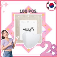 *(4包裝 100片)(白色)Viuum Light Fit KF94口罩-成人口罩三層Filter[25片一包][非獨立包裝](8809816750213*4)[平行進口][EXP:04/2027]