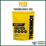 N8 THERMO WHEY 2KG - Build Muscle & Burn Fat (50 Servings)
