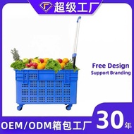 Oversized Camping Trolley Camp Trailer Outdoor Folding Oversized Camping Trolley Trolley Camping Tro