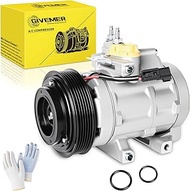 BC3Z19703B Air Conditioning AC Compressor with Clutch Compatible with Ford F-250 F-350 F-450 F-550 S