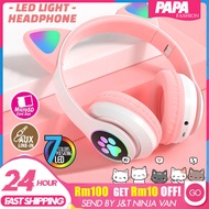 Cat Bluetooth Wireless Headphone Music Gaming Cute Kids Headphones Bluetooth Earphone Headset With Microphone
