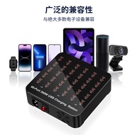 60口typec多口充电器usbc快充300W大功率桌面充电站插座