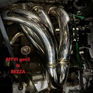 Myvi Gen3 & Bezza 4-1 Extractor (1NR-VE & 2NR-VE) Exhaust Stainless Steel Car Ekzos Pipe