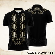 Philippine Ethnic Tribal Polo Shirts for Men Barong Polo for Men Vintage Full Sublimation Men Polo S