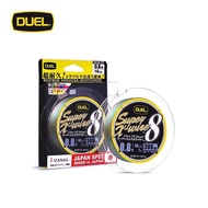 Japan DUEL PE Line DUEL DUEL DUEL 8 Braided PE Line Lure Line Western Fishing Gear Fishing Line q