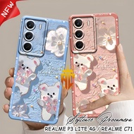 Softcase Realme p3 Lite 4g - Case Realme c71 4g - Realme c75 - Realme c75x - Realme c73 Cute Bear Mo
