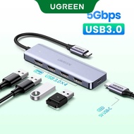 UGREEN 4 Ports 3.1 Type C to USB 3.0 Hub Adapter for 2022 MacBook Air 2020 iPad Pro 2021/2020/2018 M