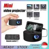 【SG Stock】Mini Projector Portable  Smart phone Screen Sync 4K Resolution Projector for Kid Gift 5V2A Home Projector/lumos projector