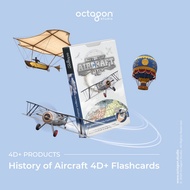 History of Aircraft 4D+ Flash Card - Octagon Studio Augmented Reality Flash Card
