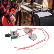 Electric Guitar Wiring Harness Kit  Long Lasting Prewired Good Textured 3 Way Toggle Switch for Home