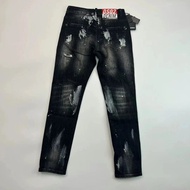 1:1！Original Label D2 Black Splash Ink Jeans