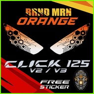 ⏙  ⌘  ◢ HONDA CLICK 125 150 CIRCUIT X HONEYCOMB HEADLIGHT STICKER TINT PROTECTOR