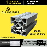 [Ready Stock/Heavy-duty] 6060 Aluminium profile 6060A 6060AA custom length 20cm/40cm/60cm/80cm/100cm