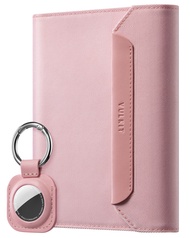 VULKIT-ซองบัตรหนังสือเดินทางบัตรป้องกัน RFID พร้อมที่ปิดแม่เหล็กและที่ยึดแท็กแบบถอดได้ (ไม่รวมแท็กทา