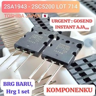 MESIN LOT714 ORIGINAL Price 1 set made in japan 1943 + 5200 LOT 714 A1943 C5200 SA1943 SC5200 2SA194