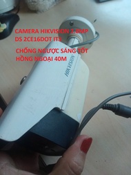 Camera xài đầu ghi Analog HIK DS-2CE17D0T-LFS 2MP Smart Hybrid Light Audio Fixed NEW 99%