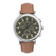 Timex TW2V27500 Standard นาฬิกาข้อมือผู้ชาย สายหนัง สีน้ำตาล