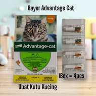 Bayer Advantage Cat <4kg - Ubat Kutu Kucing Spot on