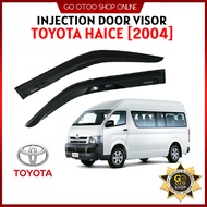 Toyota Hiace KDH200 H200 5th Generation (2004 - 2018) Door Visor Black Injection Air Press Window Ke