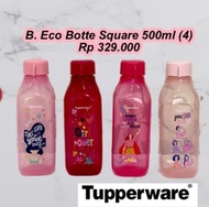 Tupperware  Eco bottle Square 500ml , eco square tupperware , eco botol