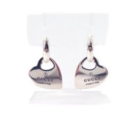 成色極佳的GUCCI經典款耳環，附吊墜，796302，925純銀材質，附原廠盒及防塵袋，義大利製造，重8.5克，女士款，原價73,700日元