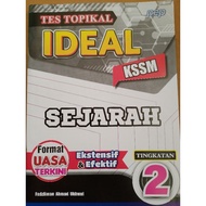 TES TOPIKAL IDEAL KSSM SEJARAH TINGKATAN 2