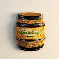 Netherlands Amsterdam Travel Souvenir Creative Three-Dimensional Wine Barrel Decoration Crafts Magne