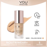 YOU NoutriWear+ Velvet Liquid Foundation | Y.O.U Alas Bedak BPOM