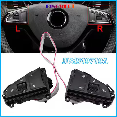 MQB Prime Quality Multi Function Button Steering Wheel For Skoda Octavia 3 Fabia 3 Super Yeti 2015-2
