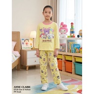 One Set of Premium HomeWear Babydoll Pajamas for Girls - Long Sleeves Long Pants PP Size 4 - 6 - 8 -