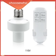 E26 E27 Lamp Holder Wireless Timing Light Base Socket with Timer Cap