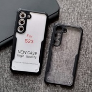 S/P- SAMSUNG S23 SAMSUNG S23 PLUS SAMSUNG S23 ULTRA CASE ARMOR FUSION SHOCKPROOF TRANSPARENT CASE SA
