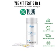 YEE 9 in 1 fish tank water test kit, accurate fish tank water ph test (Box of 50 strips)