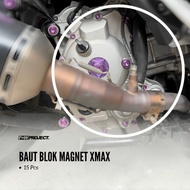 TITANIUM BOLT MAGNETIC BLOCK XMAX NEW XMAX OLD
