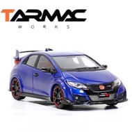 HONDA CIVIC TYPE R FK2 DIECAST 1: TARMAC WORKS BLUE METALLIC64