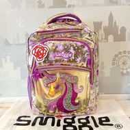 Smiggle CLASSIC BACKPACK FROZEN GLITER GOLD