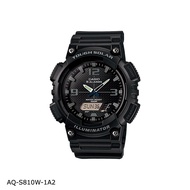 นาฬิกา Casio รุ่น AQ-S810W Series พลังงานแสงอาทิตย์ ระบบผสมอะนาล็อก-ดิจิตอล AQ-S810W-1A AQ-S810W-1A2