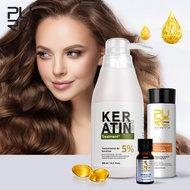 PURC Brazilian Keratin Treatment Set Straightening Curly Hair 5% Formalin and Keratin Shampoo&amp;Moroccan Moroccan Nut Oil Smooth Hair Care