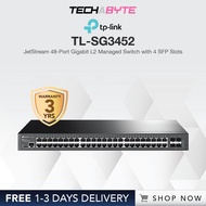 TP-Link TL-SG3452 | JetStream 48-Port Gigabit L2 Managed Switch with 4 SFP Slots