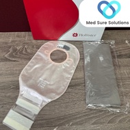 Hollister 18193 - 2-Piece Drainable Ostomy Pouch Transparent Size 57mm, Lock 'n Roll, Filter