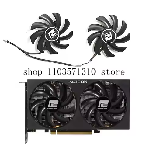New For POWERCOLOR RX 5700 XT 6500XT 6600 6600XT 5700XT 6700 6700XT Fighter Competitive versiGraphic