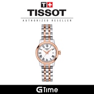 [Official Tissot Warranty] Tissot T129.210.22.013.00 WOMEN'S CLASSIC DREAM ANALOG WHITE DIAL STEEL WATCH T1292102201300