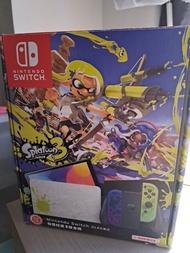 switch OLED Splatoon3 特別版 連遊戲帶