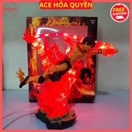 ACE fighting model 18 cm Fzero Super version, with LED version, with color box - One Piece Toy Anime