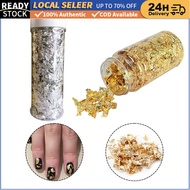 2/10g Kertas Emas Gold Foil Flakes Epoxy Resin DIY Manicure Material Casing Accessories