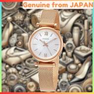 Fossil Carlie ES4433 Ladies Watch - Pink Gold