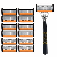 Six-Layer Finger Manual Razor Handle Holder 6-Layer OK Manual Razor Holder 6-Layer Blade