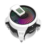Alseye W90 CPU Cooler PWM 4 Pin Fan 90 mm ARGB Lighting Temperature Display Cooler Cpu Support for I